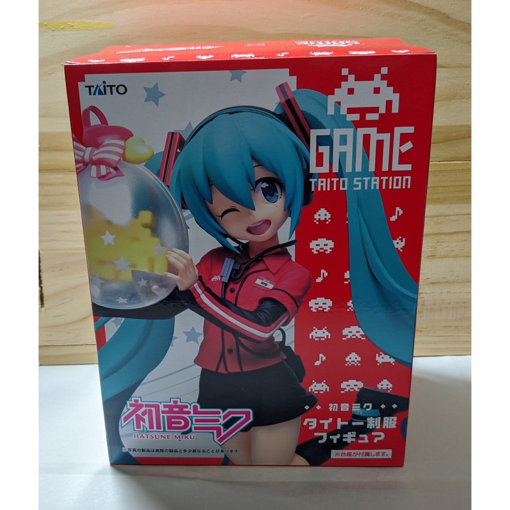 初音 未來 TAITO 遊藝場 GAME MIKU 店員 制服 / 正版日證 / 全新未拆 / 盒況一般