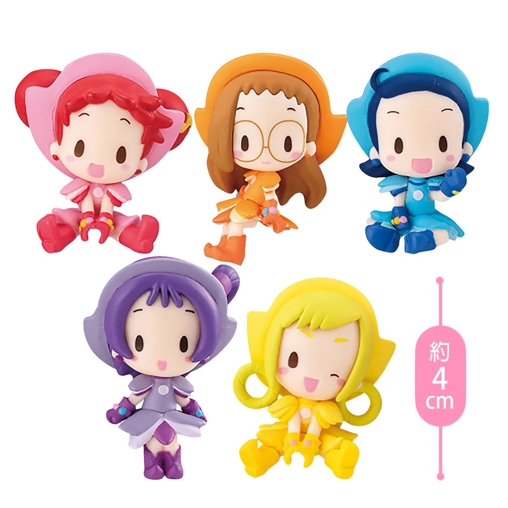 BANDAI 轉蛋 扭蛋 小魔女Doremi Hugcot 充電線公仔 一組全五種(酷比樂)