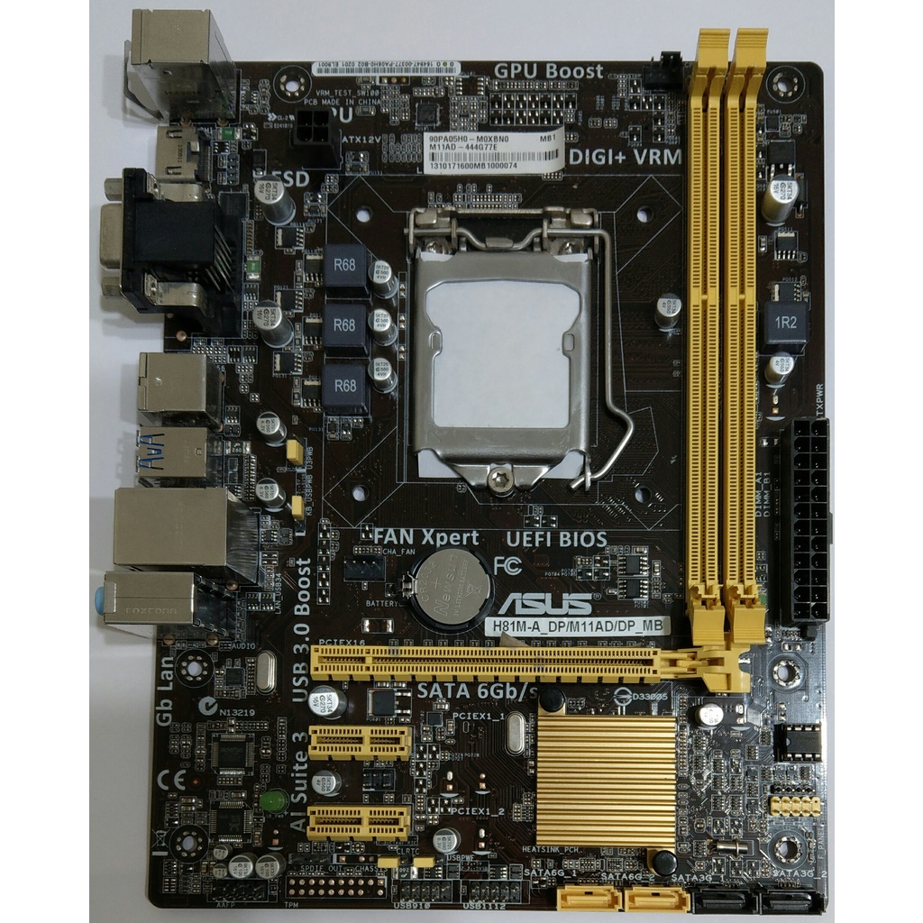 華碩 ASUS 桌機 M11AD 主機板 H81M-A (Intel 1150 腳座) HDMI  內建Win序號