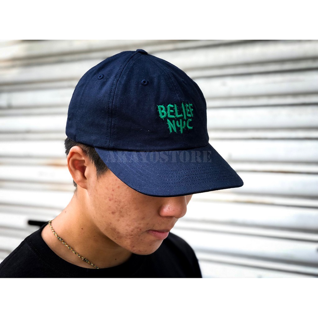 【A-KAY0】BELIEF NYC CACTUS CAP 老帽 深藍【BLF18FWCCNV】