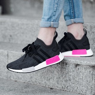ADIDAS NMD R1 W PK BB2364 編織 黑 桃紅灰 女鞋