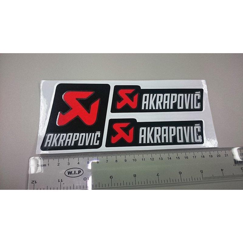 萊特 汽車精品 AKRAPOVIC 羯子牌氣管貼 3m反光貼紙 YZF SMAX FORCE 勁戰 馬車