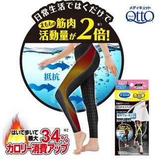 【日本正版】日本 Scholl Qtto 日間 美腿襪 (M/L) 褲襪 機能褲 運動褲