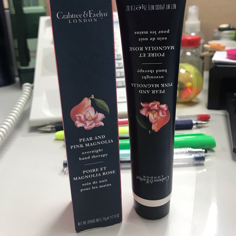 *保留中*Crabtree &amp; Evelyn 瑰柏翠 紅粉木蘭護手晚霜 75g