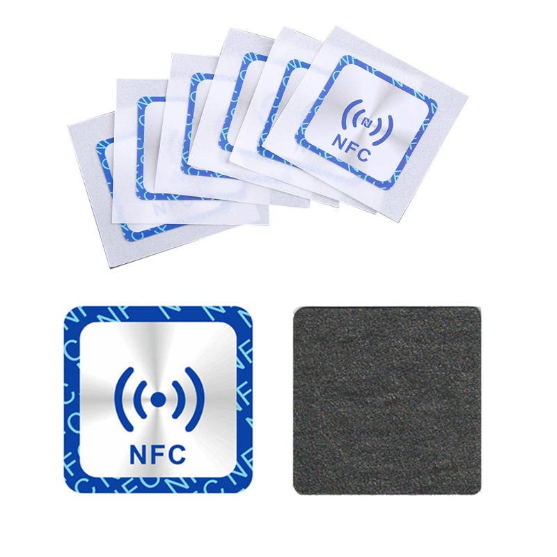 ✿ 6 件 NFC Ntag213 標籤 25 毫米 30 毫米防金屬 Ntag213 標籤貼紙適用於大多數手機電腦的可