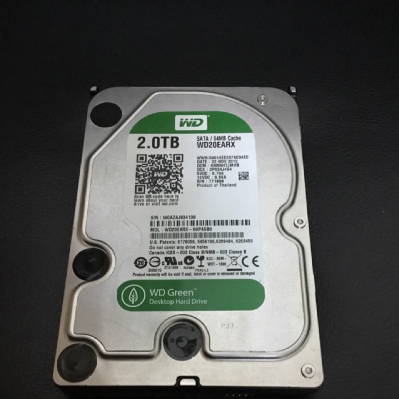 WD 2TB 綠標 3.5吋硬碟+r9-280x