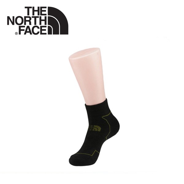 【The North Face COOLMAX 短襪 《黑/綠》】2SKT-7ZR/保暖/戶外/運動襪/悠遊山水
