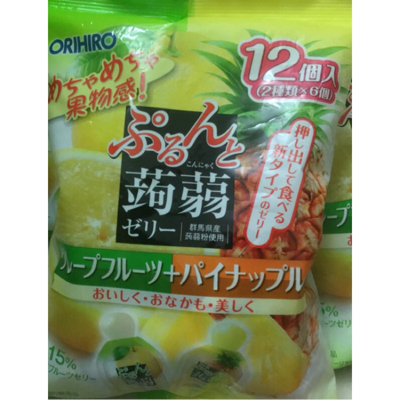 日本 ORIHIRO 擠壓式蒟蒻 果凍 不沾手 蒟蒻 現貨