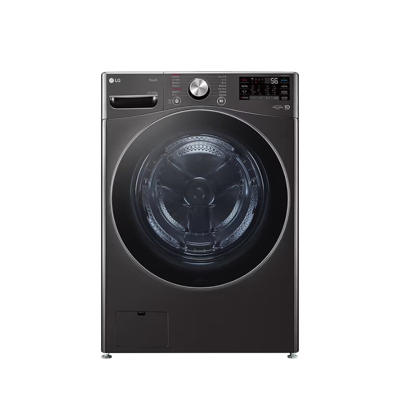LG樂金 WD-S21VDB  21公斤WiFi滾筒蒸洗脫烘洗衣機 黑 標準安裝 大型配送