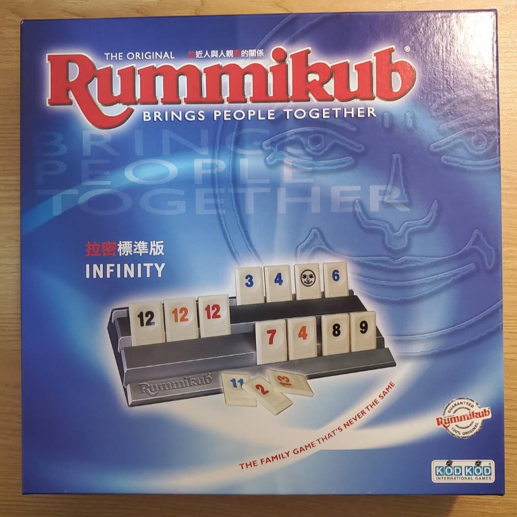 【二手正版桌遊】Rummikub Infinity 拉密標準版 桌遊 桌上遊戲(附沙漏)