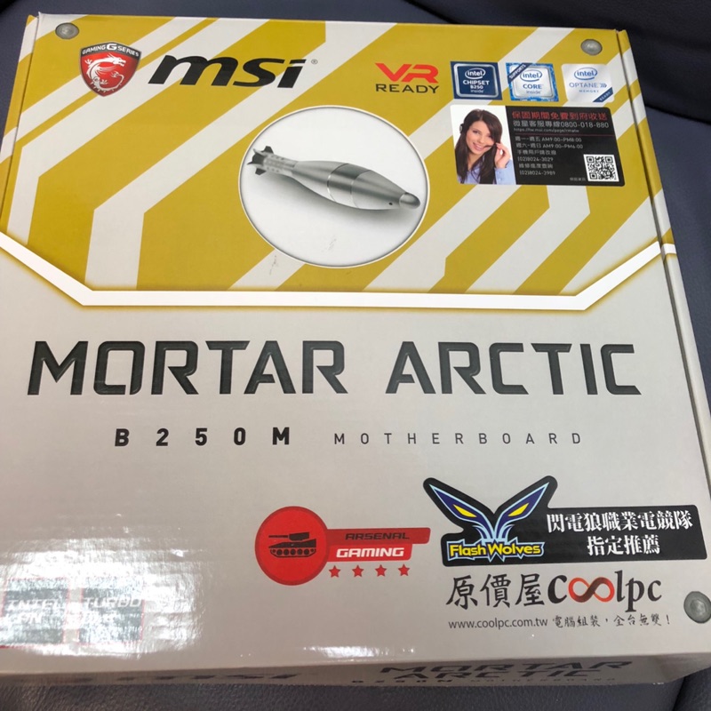 MSI b250 mortar arctic + G4600 cpu