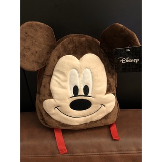 全新 現貨 迪士尼Disney Mickey米奇 兒童絨毛後背包 書包 雙肩包