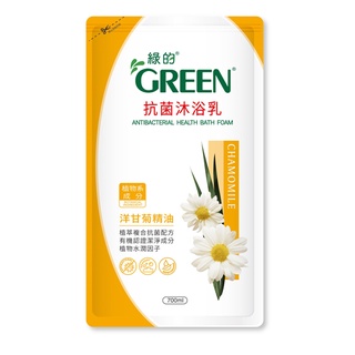 綠的 沐浴乳補充包-洋甘菊 700ml