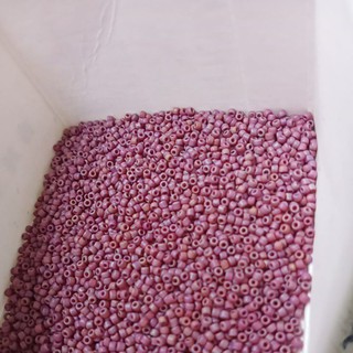 日本珠 霧面彩色葡萄紫色 2mm 10g 促銷