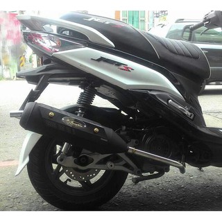 南瓜 現貨 排氣管 jets jetsr ft6 噪音 側繞 黑管 飽滿 加速管 回壓 半直通 m1 直通 小直通 白鐵