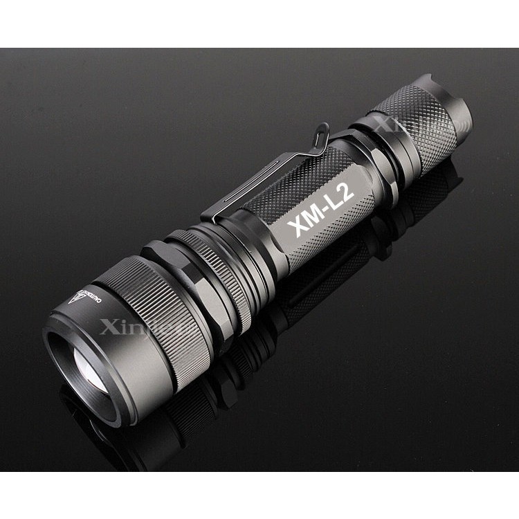 信捷【A20單】CREE XM-L2 強光手電筒 伸縮變焦 調光 工地巡邏 戶外照明 超越 Q5.T6 U2