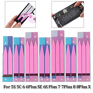 Bigoe 電池不干膠貼紙雙面膠帶適用於iPhone 5s 6 6s 7 8 Plus X