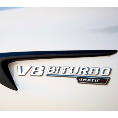 Benz 17-UP 賓士 E-Class W213 V8 Biturbo 4matic+ 改裝葉子板 字貼 字標 字體