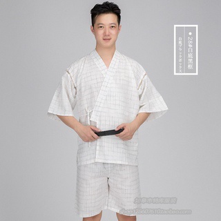 現貨 免運 特價 日本傳統純棉浴衣男男士甚平浴衣男生甚平和服日式睡衣男日系家居服套裝男下標請標註尺碼婭婭生活