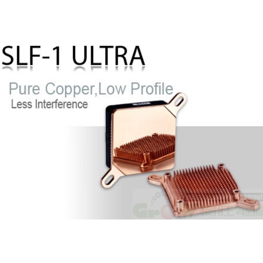 Enzotech SLF-1 ULTRA 高效能 晶片組 散熱片 (含風扇) 高密度 鍛造銅