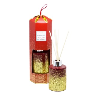 【YU Living】北歐風 金紅色香草香氛擴香瓶 80ML 室內香氛瓶 [折扣碼現折]
