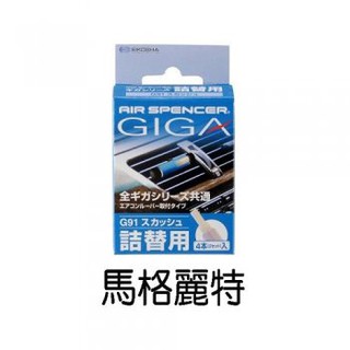 《南瓜閣》【日本製】GIGA 冷氣夾專用替芯 - 瑪格麗特 冷氣用孔夾 香水 芳香劑 車用香水