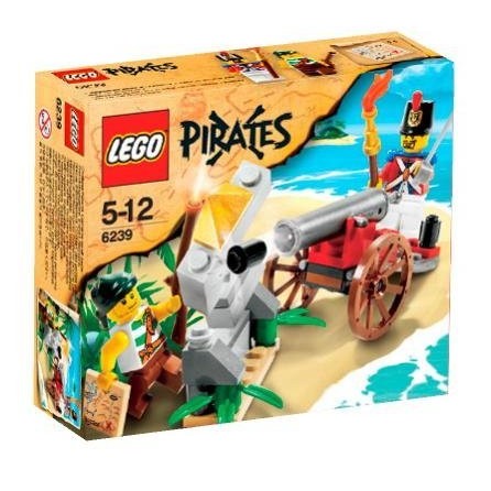 「翻滾樂高」LEGO 6239 海盜系列 大砲攻擊 全新未拆