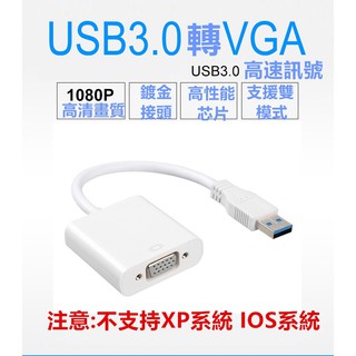 USB 3.0 to VGA USB顯卡 轉VGA USB外接式顯示卡 USB 3.0 to VGA 外接顯卡 外接式