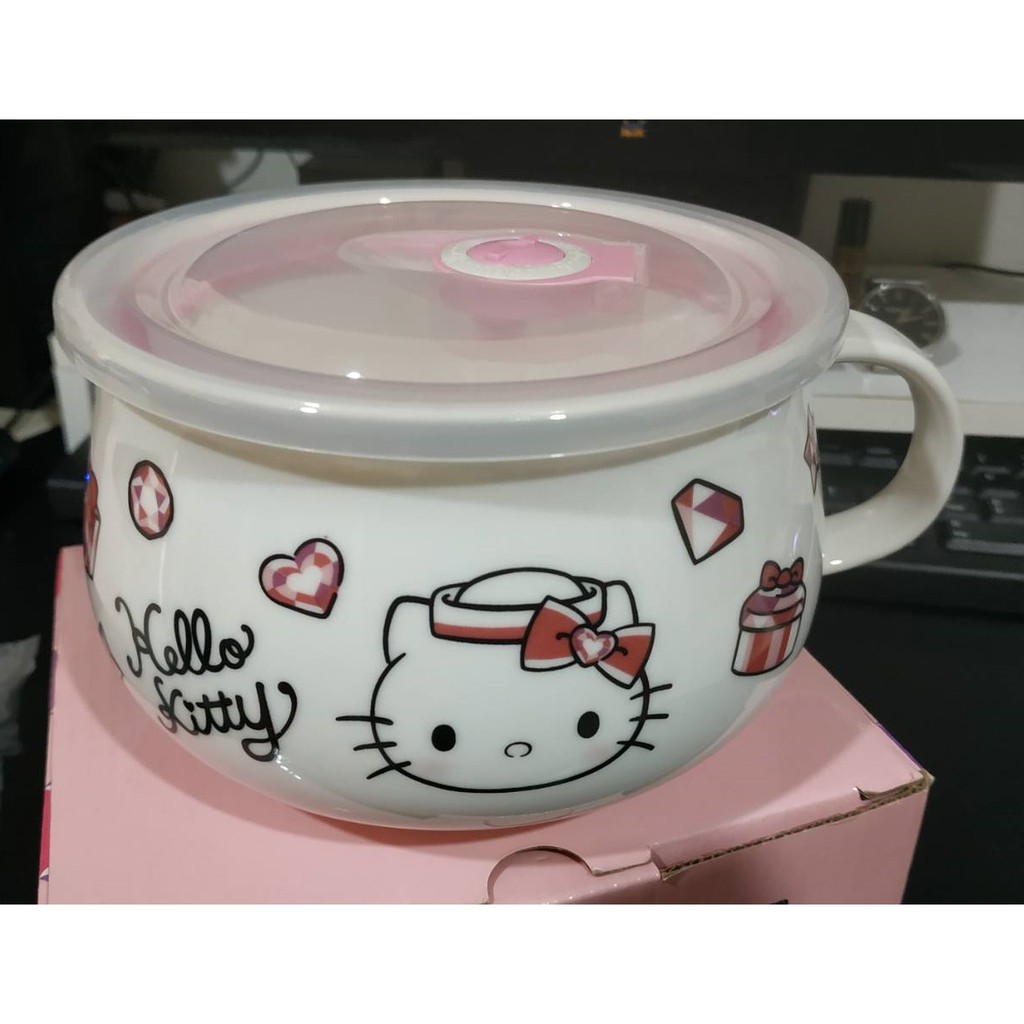 Hello Kitty 幸福時尚大湯碗 大碗公、泡麵碗、湯碗(SOGO來店禮)
