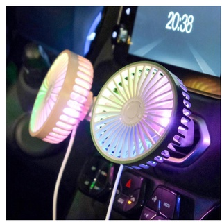 【逍遙家居家電專賣】車載USB風口香膏創意小風扇家車兩用車內電風扇車用汽車用品