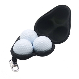 創意熱款→高爾夫小球袋三球腰包防丟小掛包下場配件包硬保護盒乒乓球收納包