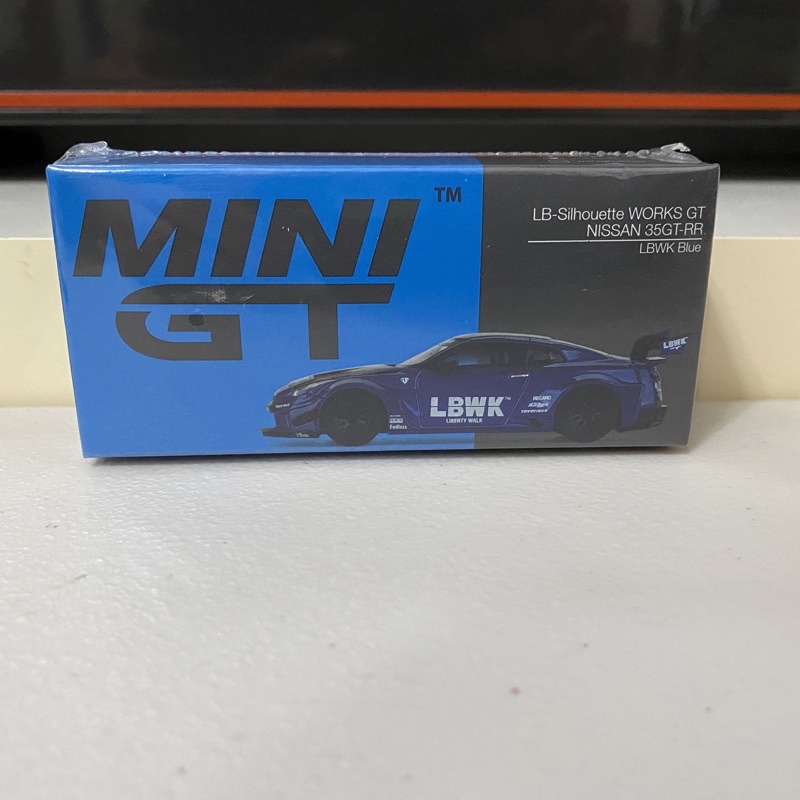 MINI GT 299 Nisssan GTR R35 GT-RR Lbwk 藍色