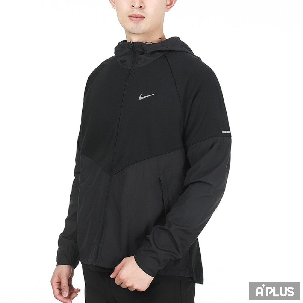 NIKE 男 運動外套 AS M NK RPL MILER JACKET 慢跑 連帽 防風 機能- DH6682-010