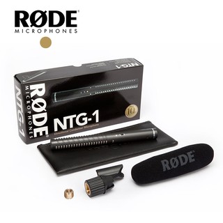 RODE NTG1 槍型麥克風 廣播 電影 降噪 收音錄音室 遠距 超指向 MIC 電容式 [相機專家] [公司貨]