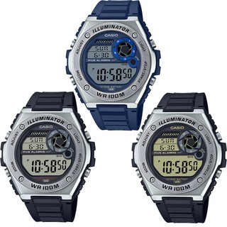 【casio】卡西歐 膠帶電子錶 mwd-100h 系列 共3款 原廠公司貨【關注折扣】
