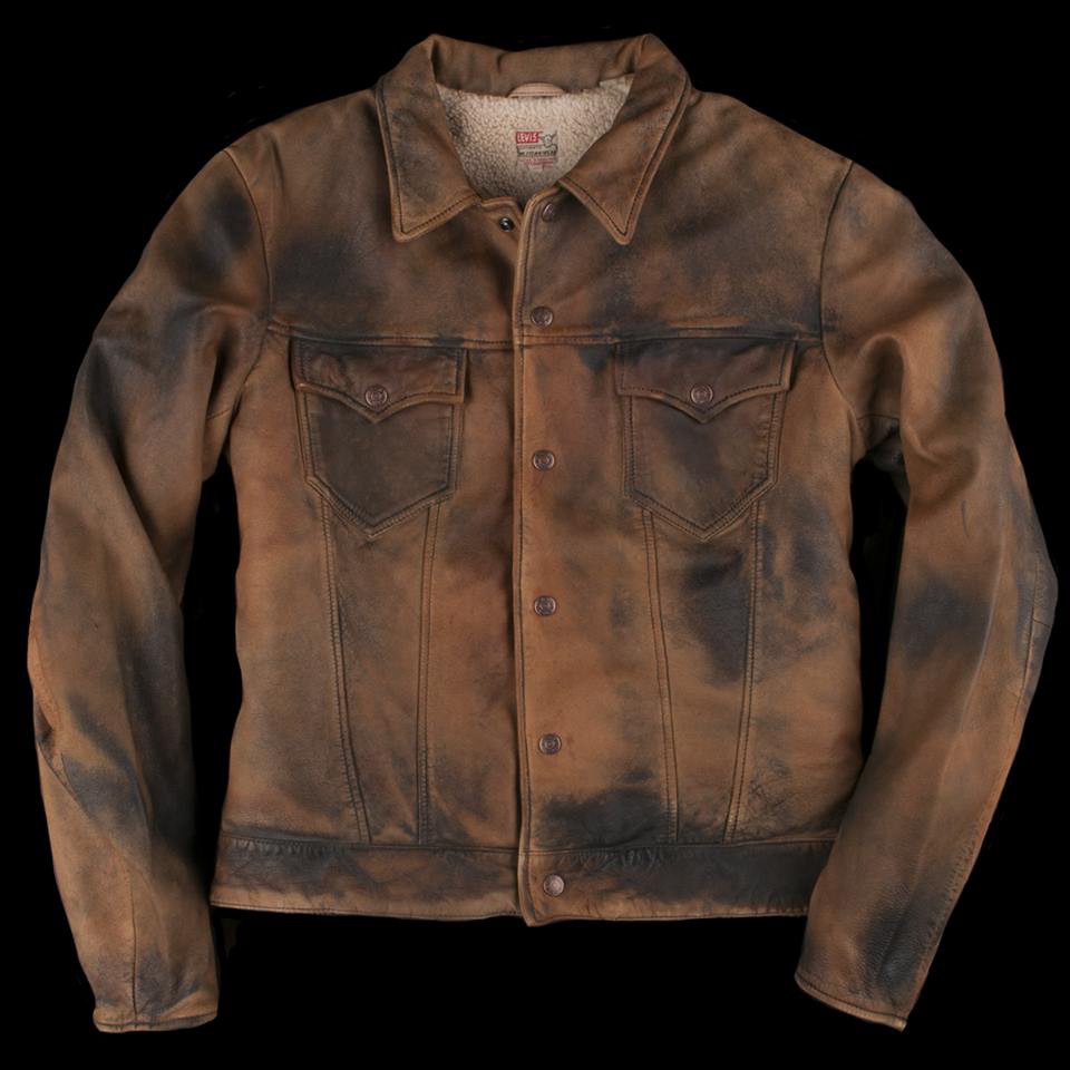 levi's vintage leather jacket