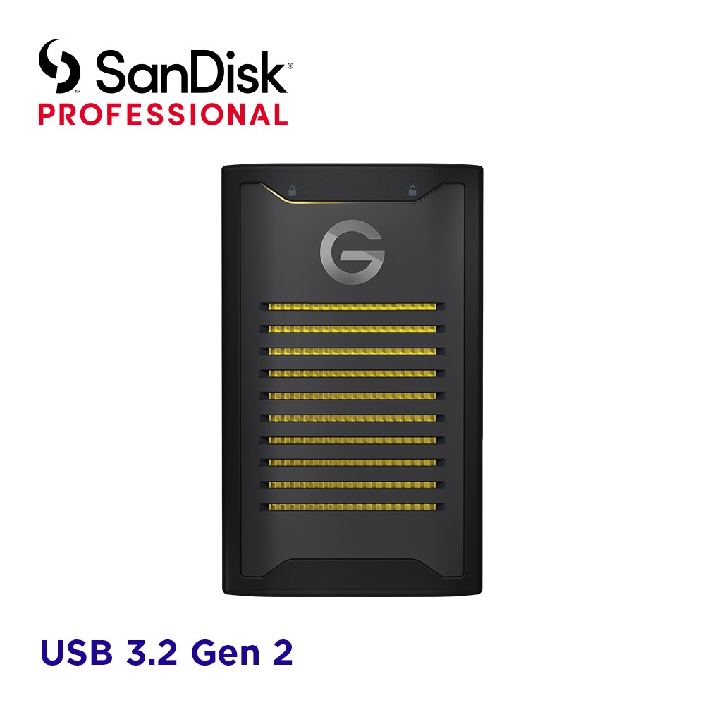 SanDisk Professional G-DRIVE™ ArmorLock™ SSD 1TB 2TB 4TB固態硬碟