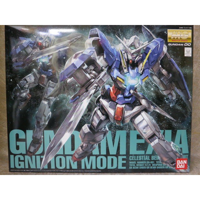 土城三隻米蟲 鋼彈模型 MG版 1/100 EXIA 能天使 電鍍劍+LED燈 限定版