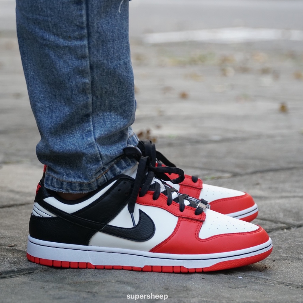 Nike Dunk Low NBA 75週年 芝加哥 黑紅 DD363-100