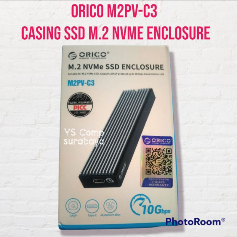 外殼 SSD ORICO M2PV-C3 M.2 NVMe 外殼