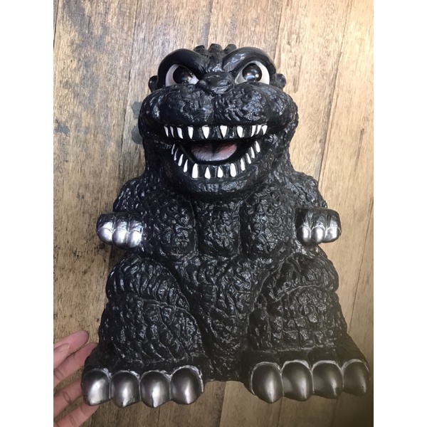 {克拉克玩具}絕版 日版 哥吉拉 巨大 存錢筒 Godzilla