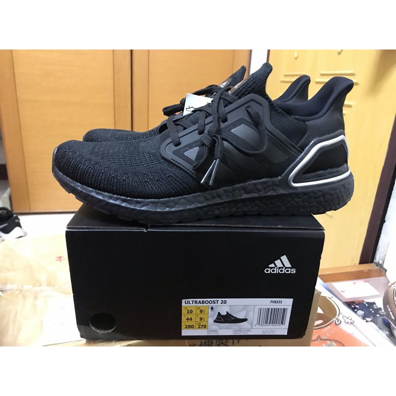 adidas ultraboost 20 型號：FV8333全新us10