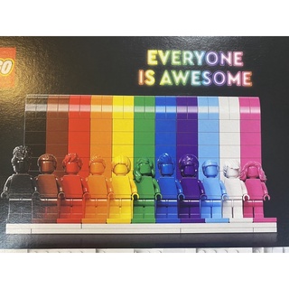 LEGO 樂高 人偶 彩虹人 素色人偶 40516