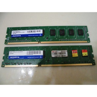 ADATA 威剛~桌上型記憶體~2GB*2=4GB/DDR3/ (雙面16顆粒) <兩支一拍>