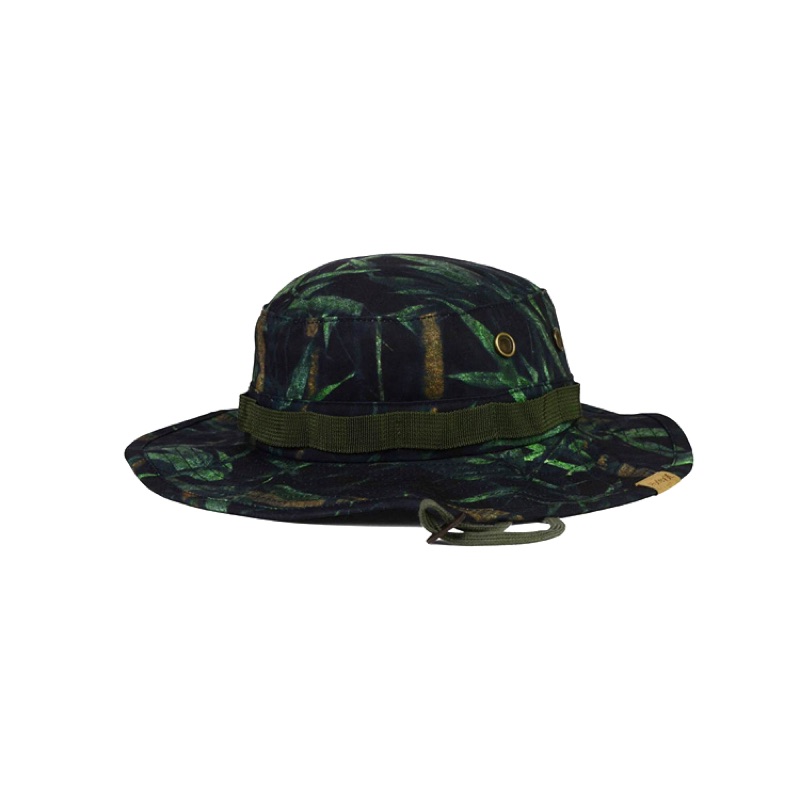 全新 衝浪大牌 Hurley bucket hat 漁夫帽 帽繩 海灘 大帽簷 街頭 軍綠 迷彩 L/XL 現貨