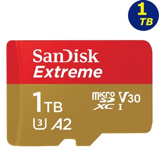 SanDisk 1TB 1T microSDXC Extreme 190MB microSD SD 4K U3 記憶卡