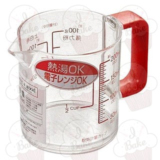 ＊愛焙烘焙＊ 日本 紅柄 耐熱量杯200ml C-919 塑膠量杯