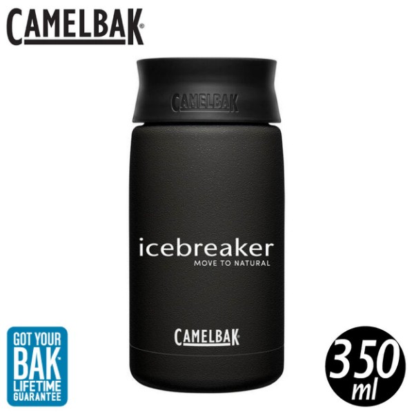 【CamelBak 美國 icebreaker聯名款350ML保冰/溫隨行杯《黑》】CB2319003135//悠遊山水