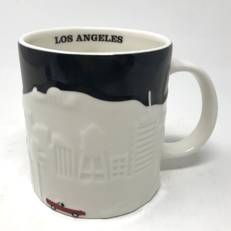 美國🇺🇸星巴克LA浮雕城市杯 Los Angeles 洛杉磯城市馬克杯 Starbucks
