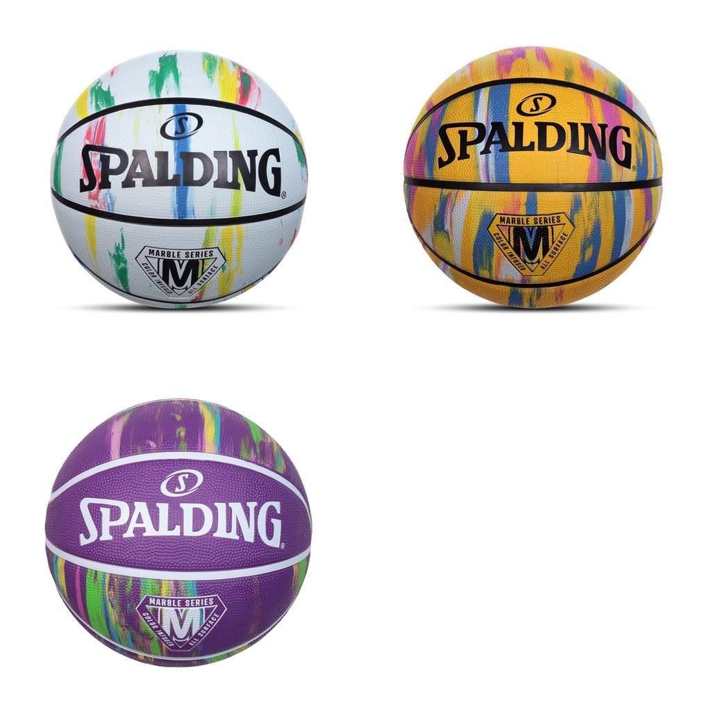 Spalding 籃球 Marble 斯伯丁 室外球 耐磨 7號球 深刻紋 橡膠 大理石系列 三色 任選 【ACS】